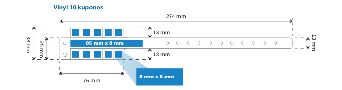 10 kuponos vinyl karszalag nyomtatás olcsón
