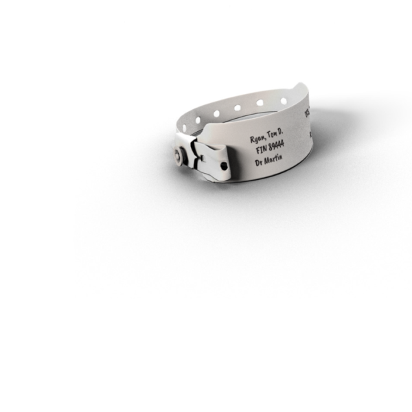 gyerek kórházi ráírós karszalag gyártás fehér