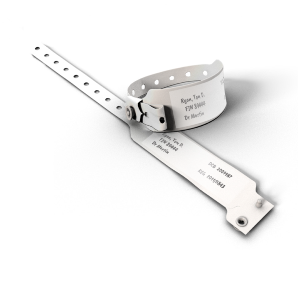 zsebes baba kórháti karszalag fehér