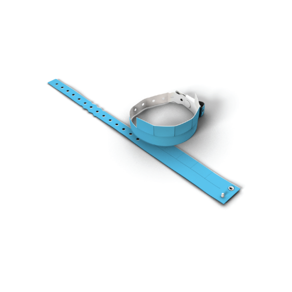 5 kuponos műanyag karszalag olcsón kék