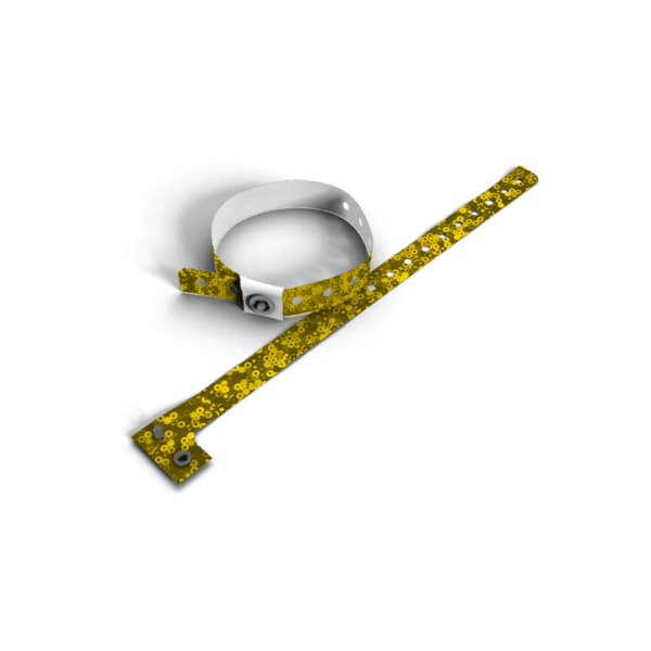 vip karszalagok arany holografikus