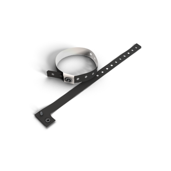 műanyag fekete karszalag