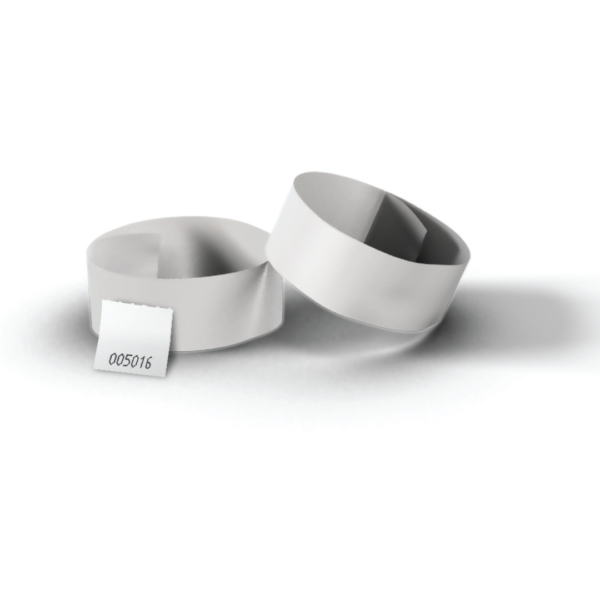 Tőszelvényes tyvek karszalag fehér