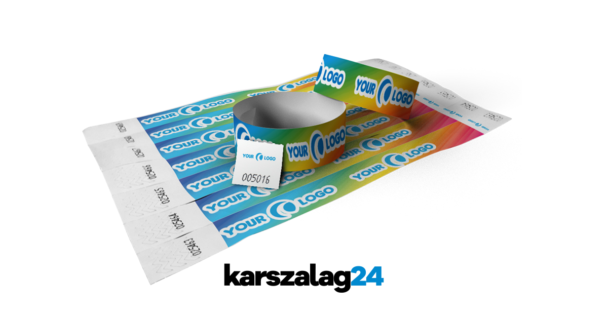 papír karszalag színes nyomással rendelés