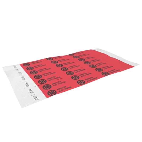 18 év alatt piros papír karszalag rendelés