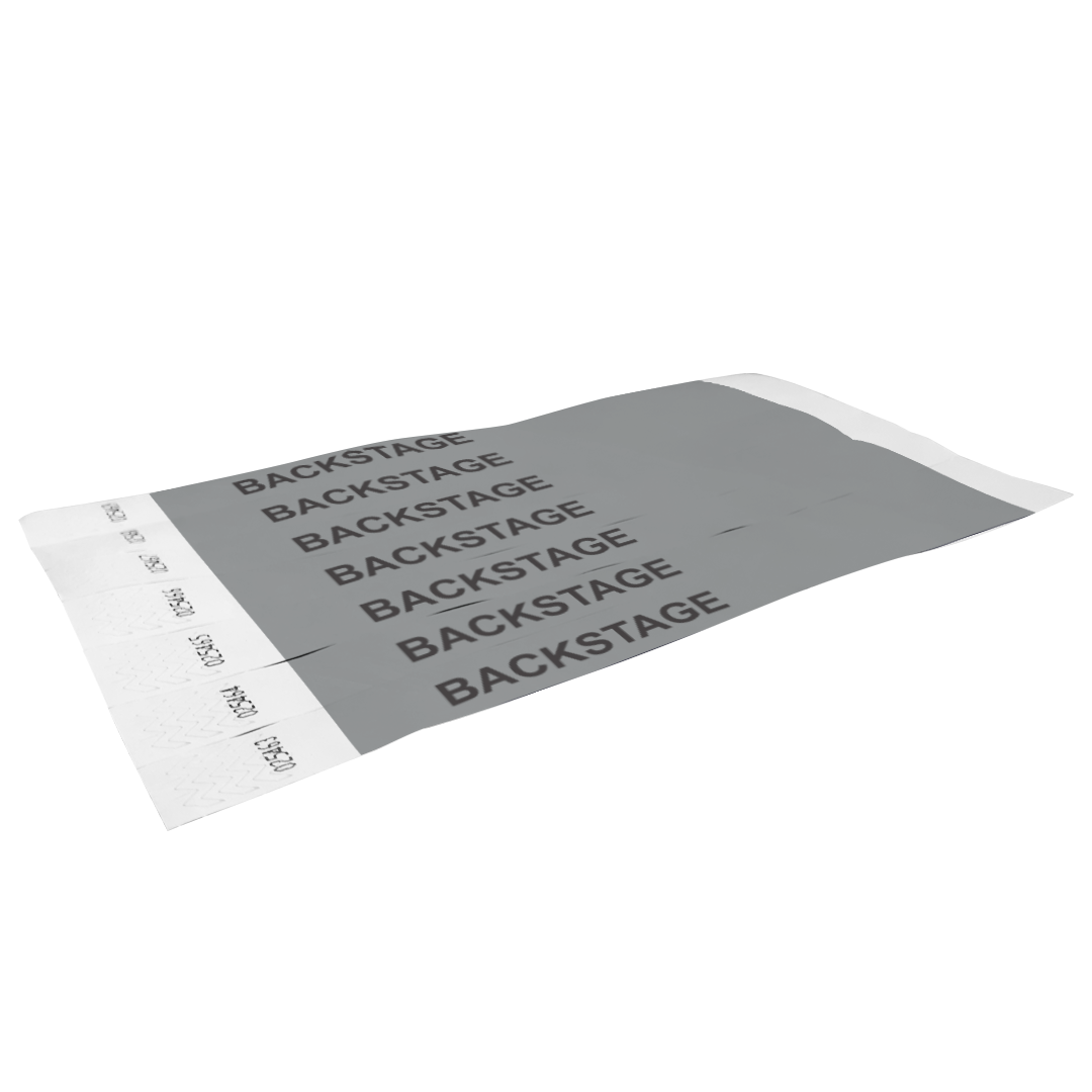 Backstage fesztivál karszalag gyártás