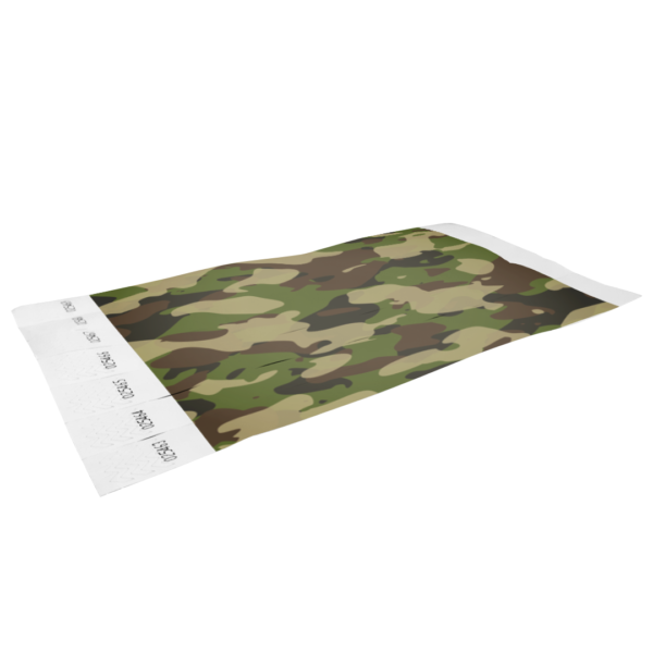 Camo fesztivál karszalag gyártás