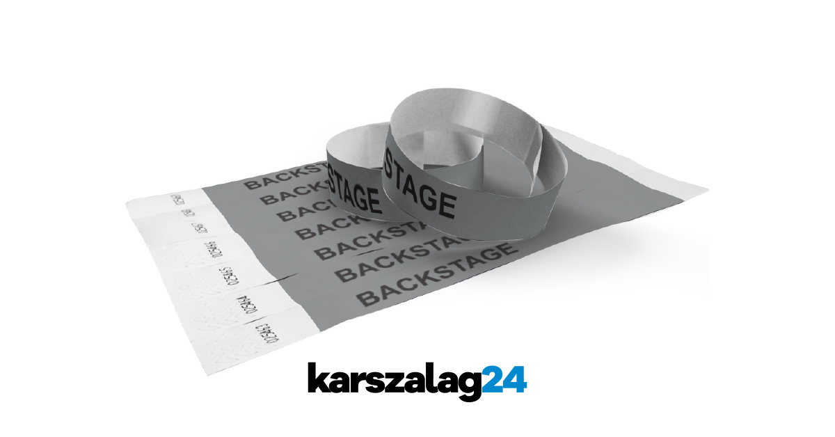 papír karszalag olcsón Backstage
