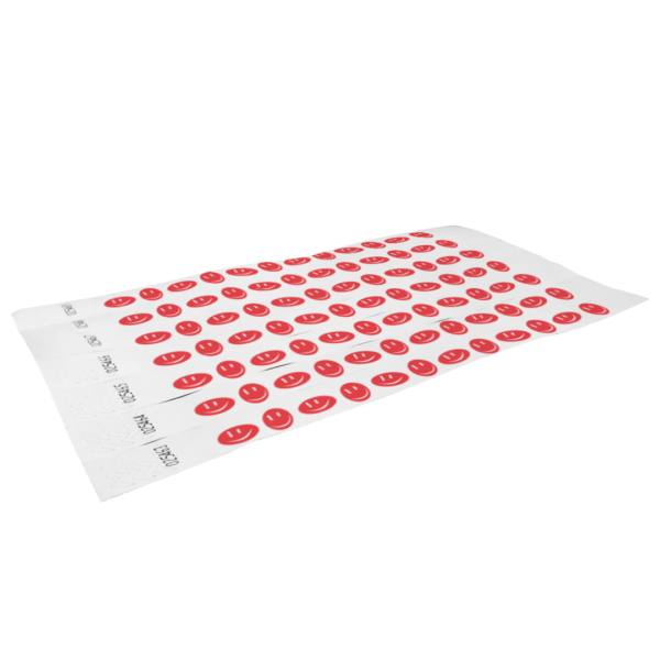 Happy Face fesztivál karszalag gyártás