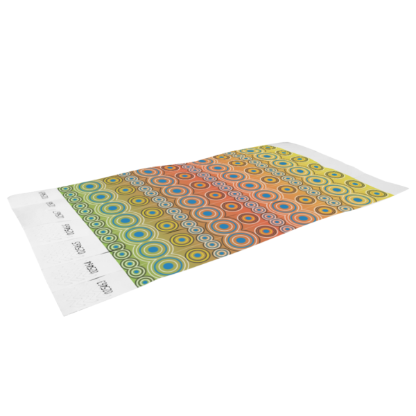 Körök mintás fesztivál karszalag gyártás