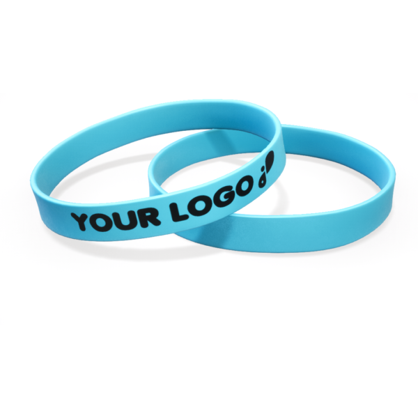 világoskék karkötő feliratozás