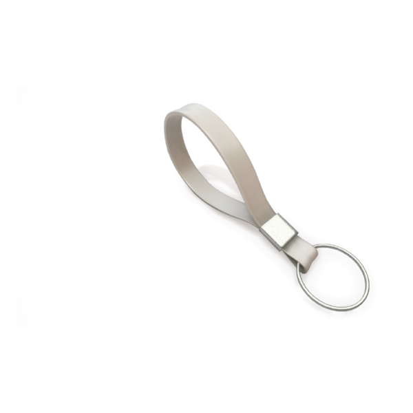 szilikon kulcstartó ezüst