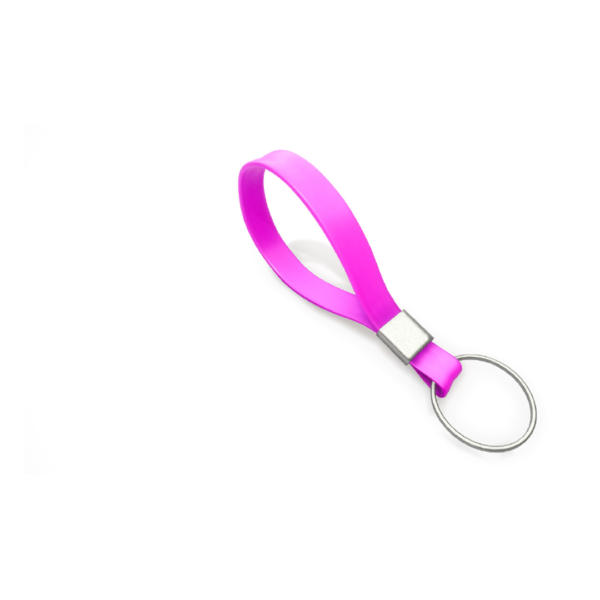 szilikon kulcstartó lila
