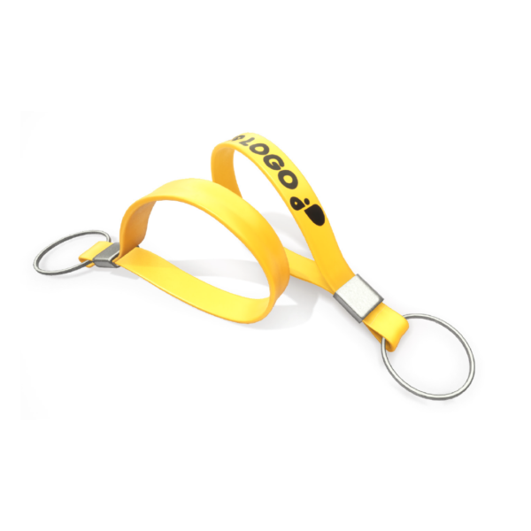 szilikon kulcstartó feliratozás narancs