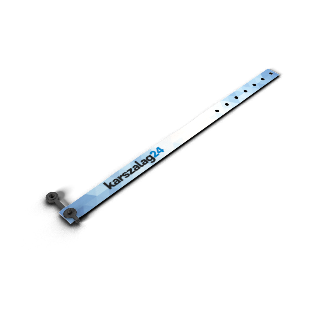 textil belépőszalag műanyag pattintós zárral